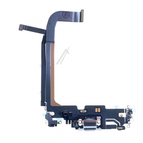 Flex iPhone 13 Pro Max charging su mikrofonu sidabrinis (silver)